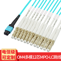 10 Gigabit Multimode 40g Module Suitable for MPO-12 Core LC 3 m OM4 Bundle Fiber Patch Cord