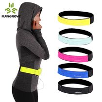 Mangoff running mobile phone fanny pack Mens and womens invisible sports fanny pack Running womens fitness fanny pack belt sweat-proof