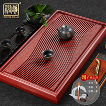 German electric wood tea tray Home Kung Fu tea set Brief about small tea table drainage type electric glue wood tea sea big number tea tray
