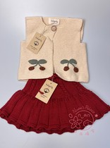 Spot New Year Division Horse Warm Church Babytoly Lemon Cherry Children Waistcoat Handmade Vest