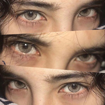  Small wild cat brown cat eye contact lenses year throw natural female size diameter 13 mixed-race European and American starry sky day throw Ai Mei