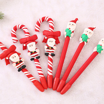 Christmas Crutch Pen Clay pen Bow Ballpoint Pen Gift Childrens products Christmas decorations