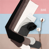 Japanese stockings ladyboys Korean velvet Japanese knee-high thigh socks thickened high tube socks Autumn and winter white long tube