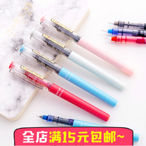 White snow direct type x88 ball pen 0 38 0 5 replaceable ink bag student black needle type gel pen refill