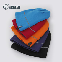 SCALER outdoor men and women warm breathable fashion knitted hat cycling reflective wool hat S6214176