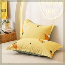 Cotton pillowcases a pair of pure cotton large cartoon pillow cases 2 48 * 4cm student dormitories