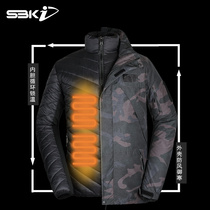 SBK electric heated motorcycle suit Winter waterproof racing suit suit Mens motorcycle suit Motorcycle riding suit Drop suit