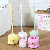 Household toilet brush set bathroom toilet creative cartoon cute round personality European fashion rack floor type
