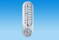 Large meter type dry and wet thermometer dry humidity meter temperature and humidity meter greenhouse cold and summer meter farm