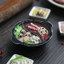 Spicy Chongqing City Souvenir with hand gift Qingchuan to the material personality creative hot pot series resin refrigerator stickers