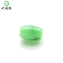 Rare edge natural A goods Emerald road pass jade pendant full green floating flowers Emerald road pass pendant with certificate