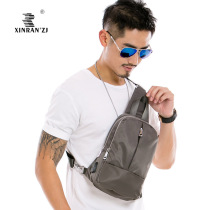 XINRAN  ZJ light waterproof casual mens shoulder bag left and right shoulder small chest bag casual travel fashion man