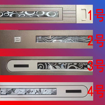 Sliding door accessories wardrobe door waist line moving door waist flower glass waist line decorative strip blister carving waist line