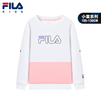 FILA Phila childrens clothing childrens long sleeve sweater 2021 autumn new girl childrens foreign style spring and autumn coat