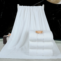 Cotton white towel Beauty salon pressure edge absorbent bath towel Hotel spa foot bath can be customized printed word group purchase