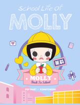Clearance price Popmart Molly campus badge blind box badge Ji brooch girl gift selection