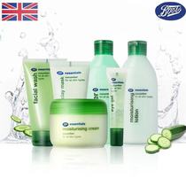 British boots cucumber 6 PCs set facial cleanser Toner Lotion Eye Cream Mask moisturizing hydrating