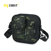 MYFUTURE My road crossbody SHOULDER bag Casual MINI CHEST bag Mens and womens sports outdoor camouflage small square bag