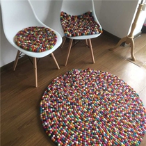 Cloud cloud global travel purchase] Nepal handmade wool felt cushion floor mat