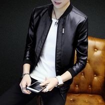Leather Jacket Handsome Mens Mens Coat Shirt Feet Popular Business Wear Youth Youth Casual