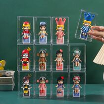 Blind box containing box widening to enlarge transparent bubble Mater display case dust-proof desktop single hand-run display case