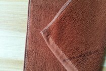 Dark small towel Coffee color brown Blue and white All cotton bar Breast Milk Tea Rag Water Absorption 10 strips up