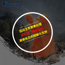 Blue field raincoat more rain backpack one-piece cardigan rain poncho Outdoor Hiking Camping Fishing rain gear umbrella