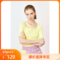 LILY Spring new womens clothing asymmetrical temperament leader short of manicure sweaters 120130B8346