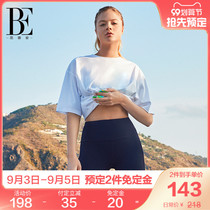 BE van der Anns small black pants sports yoga fitness high waist shorts fashion slim sports no restraint