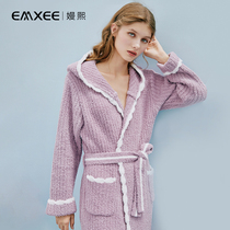 (New) man Xi autumn and winter breastfeeding pajamas warm pregnant women during pregnancy and postpartum confinement nursing home services robe