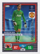 Panini 2013-2014 Champions League stars Karim Benzema David De Gea Manchester United 327 #