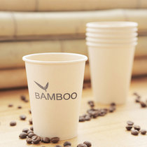 Disposable cups paper cups household wedding bamboo fiber commercial high-temperature thickened water cups are not leaking healthy