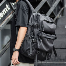 Double Shoulder Bag Business School Bag Tide Card Casual Mens Bag Day Series Trendy Mens Backpack Large Capacity Travel Bag Big High School