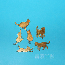 Kitty metal DIY small accessories DIY drop glue mobile phone shell homemade material metal accessories Accessories Enclosed