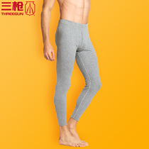Three-gun warm pants mens thin modal cotton seamless autumn mens trousers leggings 60591