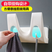 Non-perforated kitchen pot cover rack Multi-function storage storage brick plate cutting board rack Non-slip wear-resistant