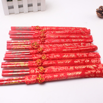 Dragon Phoenix wooden chopsticks wedding Dragon Phoenix Red chopsticks Chopsticks happy event return creative wedding wedding supplies happy chopsticks