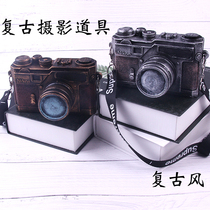 Studio photography Home simulation travel Retro camera model Wedding photo props Decorative window ornaments