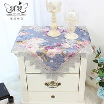 Yu Luo bedside table cover cloth European-style refrigerator air conditioning TV cover Pastoral fabric multi-purpose small tablecloth cover