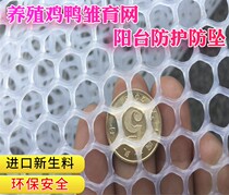 Thickened plastic flat net Breeding net Balcony protection net Chicken foot net Anti-cat net Beekeeping net