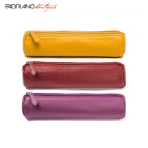Official Flagship Store Italian Fabriano Leather Cow Leather Pen Bag Flying Bina Large Capacity Pen Bag Lead Pencil Case 2021 New Elementary School Kids Soft Pen Bag Small Crowdstart High School Exam Stationery Bag