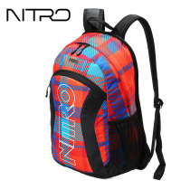 NITRO backpack mens fashion trend backpack travel bag casual computer bag middle school student Bag Mens bag print