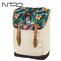 NITRO backpack mens European and American fashion Korean version of large capacity female students outdoor female leisure computer travel backpack