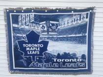 Spot North American Hockey League Tapestry Toronto Maple Leafs Home Ice Hockey Blanket Ice Hockey Supplies Made in the United States