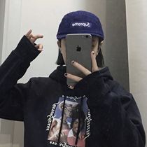  My alien friend-funckfasss exclusive homemade fake smile ET plus velvet hooded long-sleeved sweater