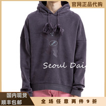 we11done official website 20aw autumn and winter cashmere long-sleeved bear hoodie welldone sweater