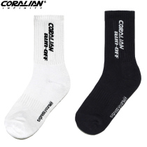 Leann Korea badminton sports socks male and female 2021 new breathable sweat-absorbing blue balls soft running socks