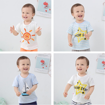 Baby girl half sleeve clothes 0 one 1-2-3 years old summer cotton T-shirt 5 seven six eight months 9 baby boy short sleeve t-shirt