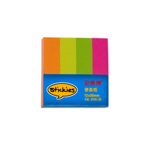 Staples YD 1534 Yingcai combination 1535 pastel combination note paper 12 * 50mm 50 strips 4 this