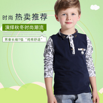 Knight Belle 2022 new boy t-shirt boy long sleeve T-shirt child clothes Korean version children CUHK boy boy blouse